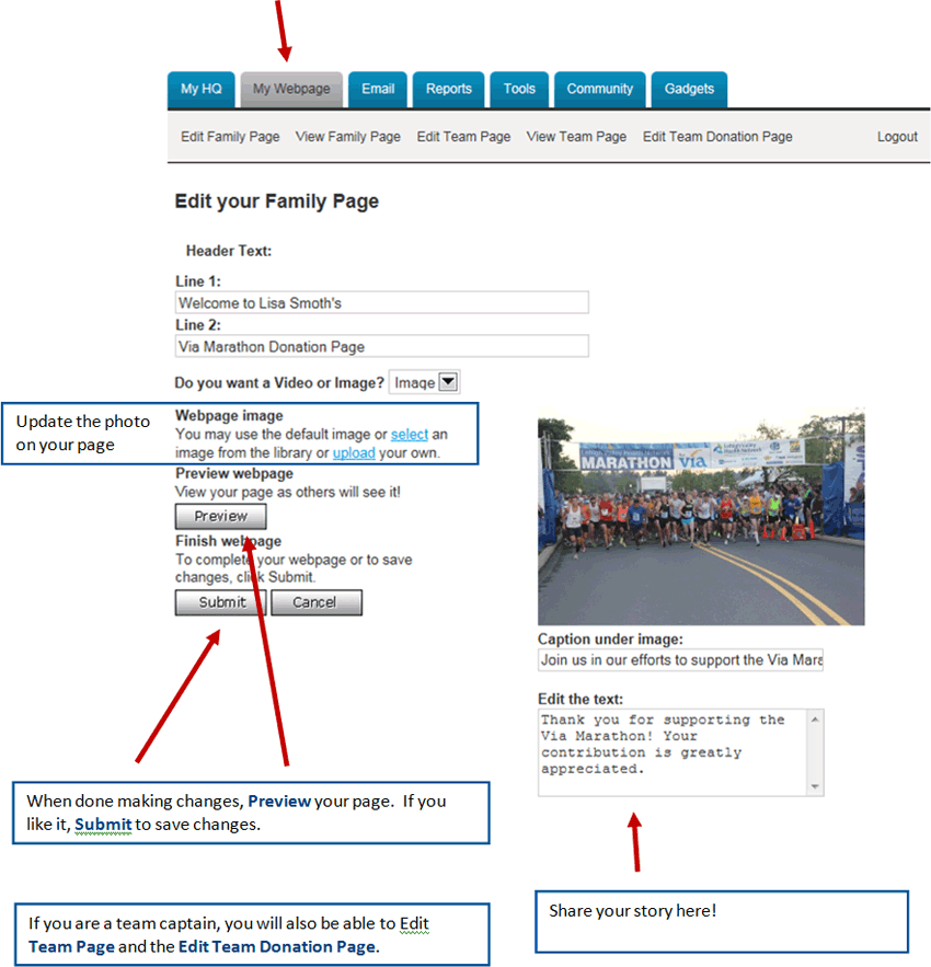 Your Webpage
