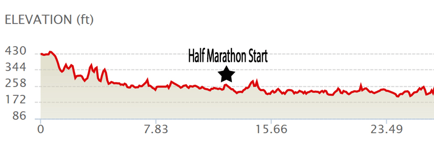 Half Marathon Elevation Profile